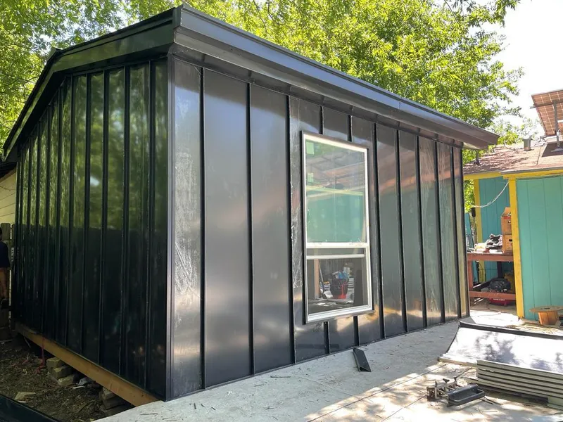 Black standing seam metal wall panels for Metal Roof Installation in Chambersburg